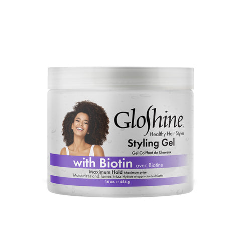 GloShine Bioton Styling Gel Maximum Hold 16 oz