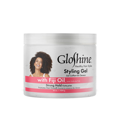 GloShine Fiji Oil Styling Gel Strong Hold 16 oz